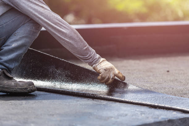 Professional Basement Waterproofing technician working in New Market, TN